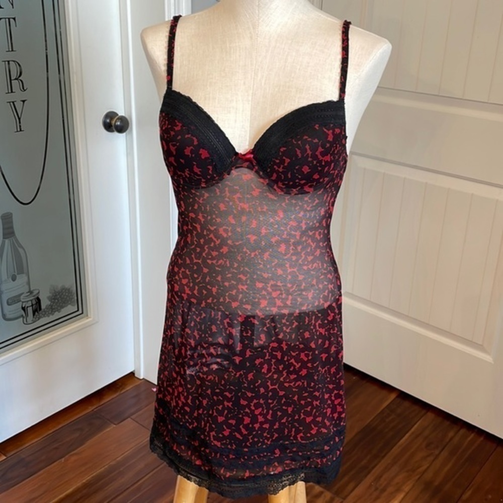 Marilyn Monroe nightie nightgown lingerie sheer sexy small padded cup baby doll